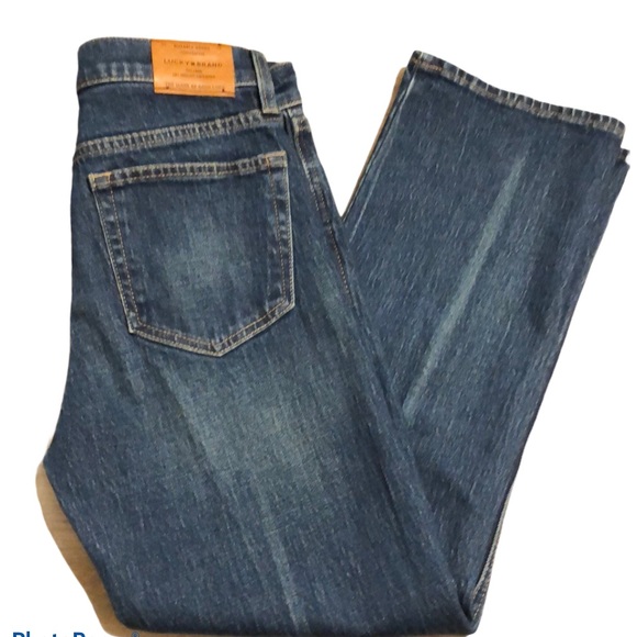 NWT Lucky Brand straight leg blue size 0 - Picture 8 of 9